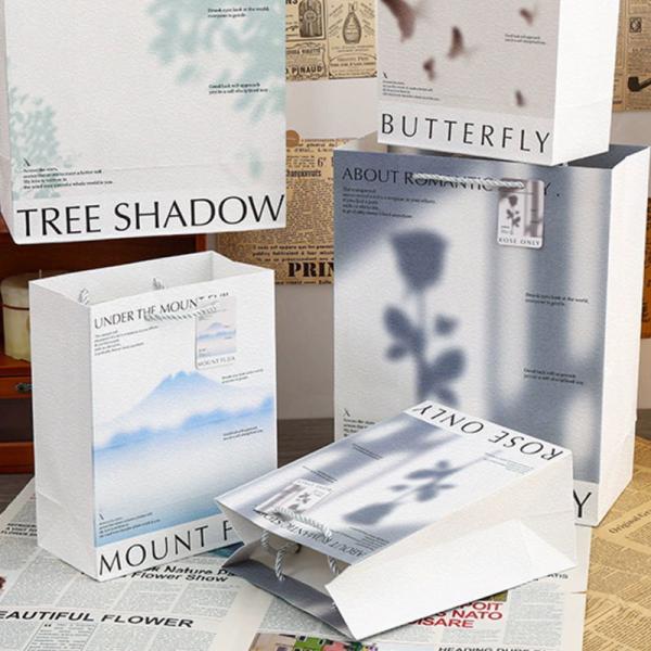 Quality Custom Color White Heavy Capacity Size Luxury Gift Blank Package Handle Paper Bag Tote Kraft Paper Shopping Bag for sale