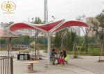 New Type PVDF Architecture Membrane Tensile Roof Structures For Plaza