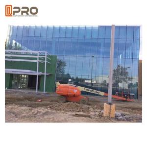 Long Life Span Aluminium Curtain Wall ISO Certification Special Logo Printed