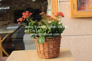 2016 new style wicker garden baskets round shape