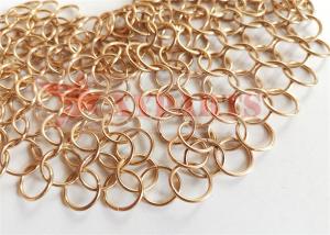 Electroplating Metal Ring Mesh Space Division in Easy Installation