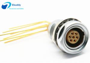 Circular Lemo Cable Connector Multicore Push Pull Connector 7 Pins Female Socket