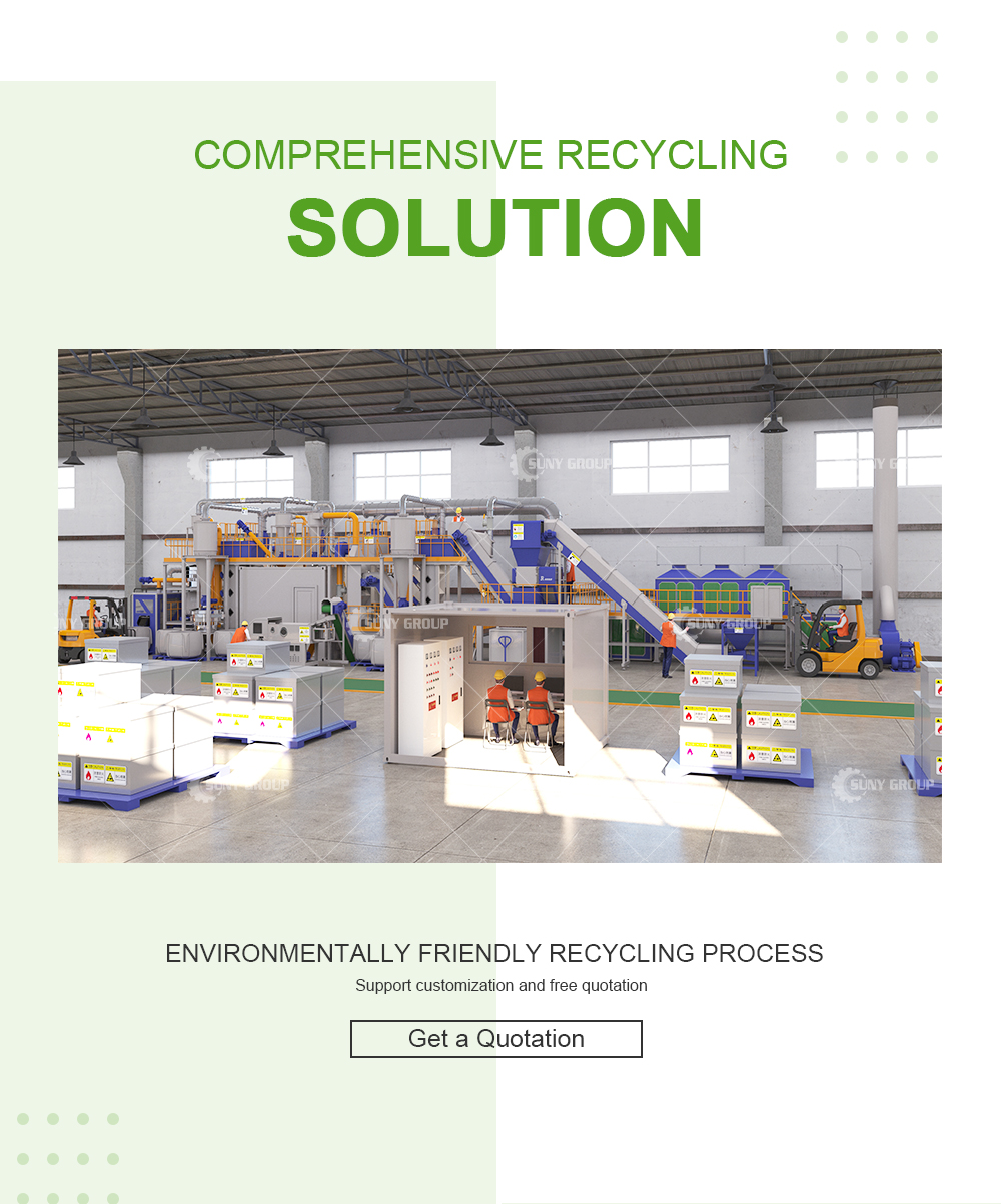 Machine Type Lithium Battery Recycling System for Most Popular Soft Package Cellphones