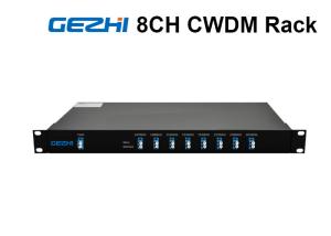 Buy cheap 1RU Rack Chassis WDM Fiber Optic Multiplexer LC/UPC Duplex For CATV Links product
