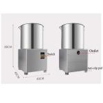 Customized Centrifugal Vegetable Drying Machine Semi Automatic With Fan