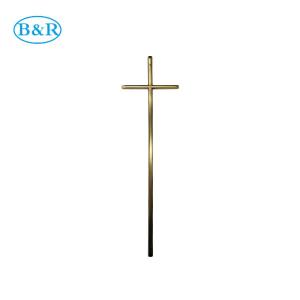 Buy cheap D017 57*16.5cm Gold Color Funeral Casket Cross product