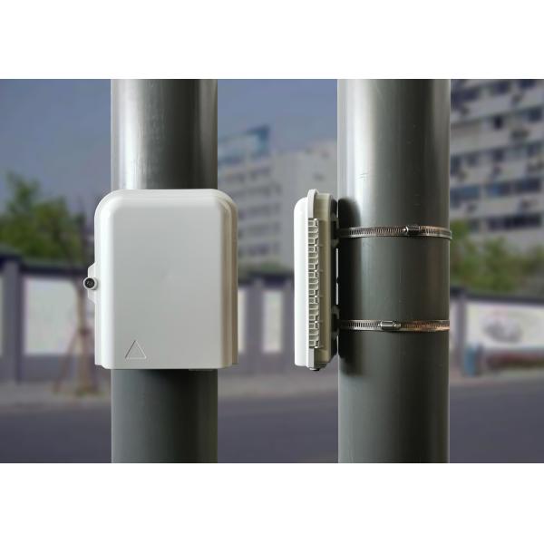 IP65 Fiber Optic Splitter Box 3In 8Out Optical Distribution Box Outdoor 1 8 Black Uncut Drop Cable Port