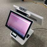Attendance Machine LCD Digital Signage 13.3 Inch Time Attendance Dual Screen Pos