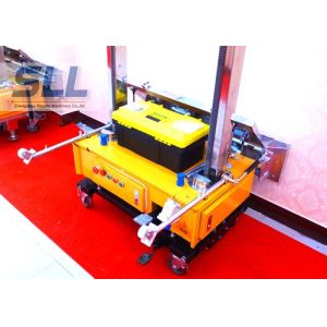 Height Adjustable House Plaster Machine Automatic Plastering Tools Easy Operate