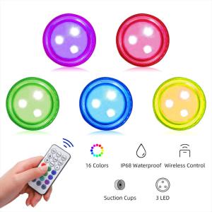 Buy cheap Small Submersible LED Lights Mini Waterproof RGB LED Tea Lights Candles Party Events Home Vase Pool Pond Decor product