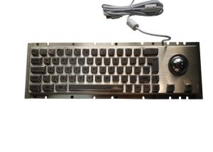 Buy cheap IP65 Industrial Keyboard With Trackball , 4.Mm Key Stroke Compact Mechanical Keyboard product