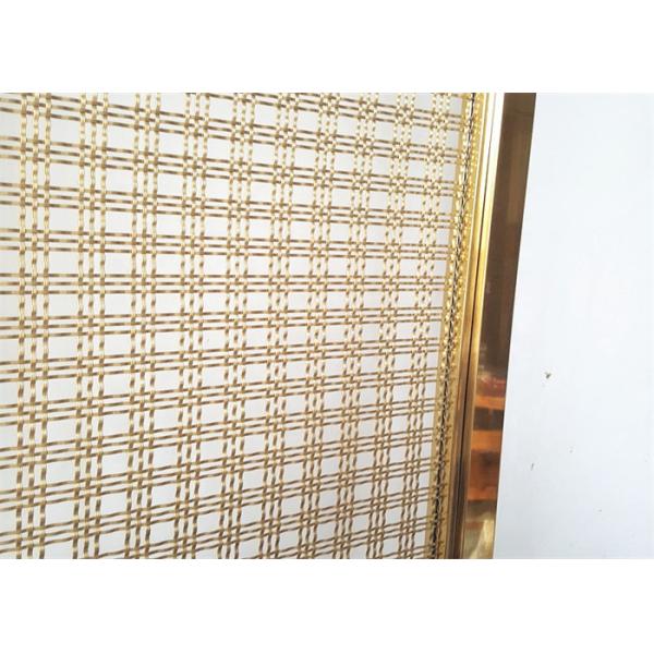 Flexible 316 Stainless Steel Decorative Wire Mesh Architectural For Stair Railing