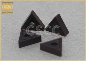 Buy cheap Black Tungsten Carbide Inserts Cutting Tools High Temperature Resistance product