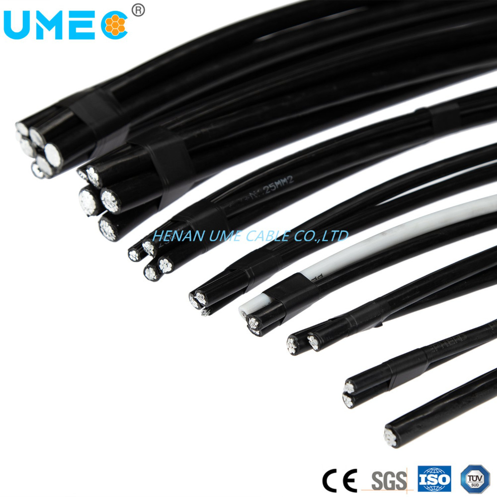 Overhead Aerial Bundled Cable ABC Cable Duplex Service Drop