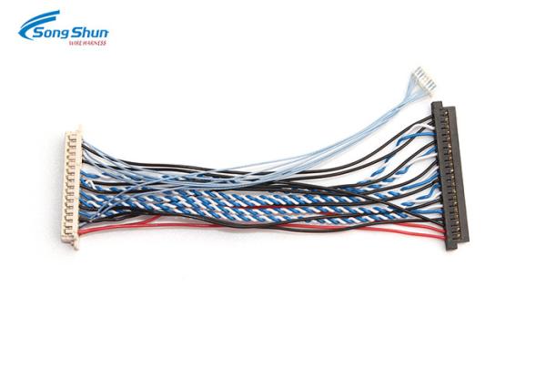 Quality 1.25mm Picth Connector LVDS Cable Assembly Automotive Computer Wiring Harness for sale