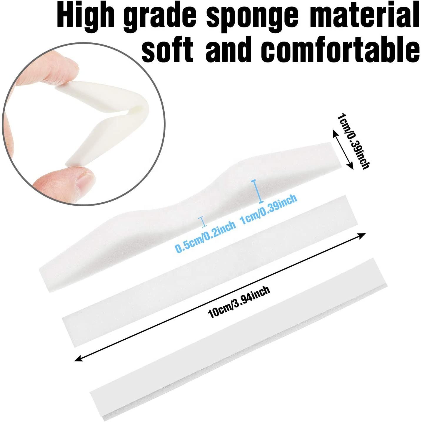 3D Slow Rebound Anti Fog PU Foam Nose Bridge Strip For Face Mask