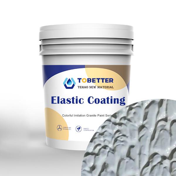 Quality Grey White Elastic Roof Coating Pure Elastic Wall Paint Same As  3Trees for sale
