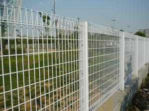 Buy cheap BRC Mesh Fence Panels, Roll Top Available in Hot Dipped Galvanized Powder Coated etc, Top and Bottom Triangle Mesh Fence product