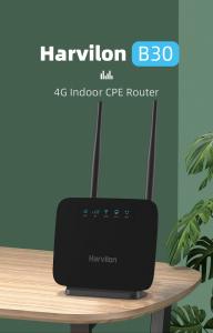 Buy cheap Indoor Cat 4 4G CPE Router With Sim Card 1 Wan 1 LAN External Antenna product