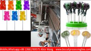 Buy cheap A to Z Lollipop Production Line Process Machine Custom Boni Bear Hear Mikey Rose Shaped 150kg/H 300kg/H product