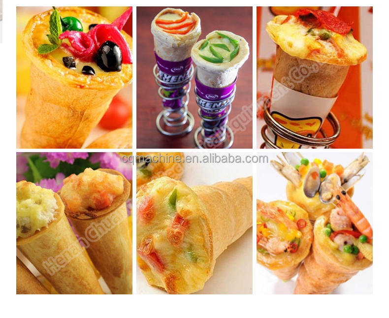 Pizza Cone Machine Ice Cream Cone Making Machine Automatic Pizza Cone Making Machine