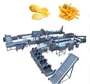 Buy cheap 304 SUS Automatic Potato Chips Making Machine Continuous Fryer For Potato Chips product