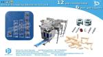 Automatic counting and sachet packing machine for hardwares
