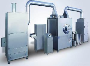 High Precise Polished Film Coating Machine With Intelligent PLC Control