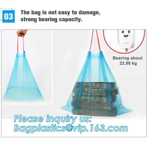 indoor/outdoor waste bags Rubbish Black Bag Trash Can Liners for Kitchen Home Bathroom Bedroom Toilet Office Rubbish Bin