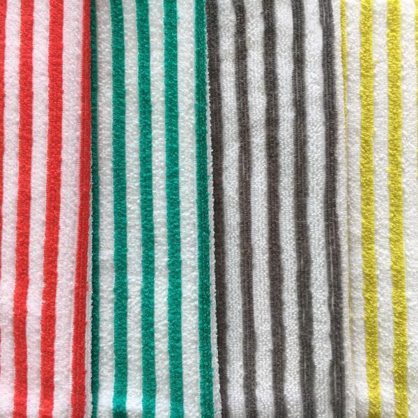 Quality stripe 100% polyester stripe towel for sale