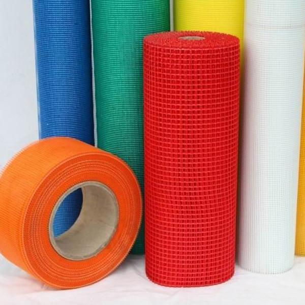 Quality Different colors fiberglass self - adhesive net used for construction material on the wall for sale