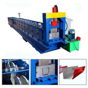 Buy cheap Gutter Roll Forming Machine Rainwater Steel Gutter Downspout Cold Roll Forming Machine Clay Tile Making Machine product