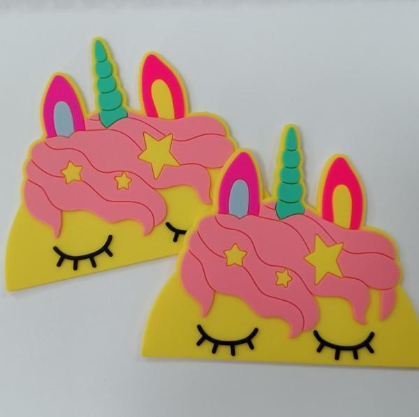 Quality Heat Transfer Customized 3D PVC Silicone Rubber Labels Washable Badge for sale
