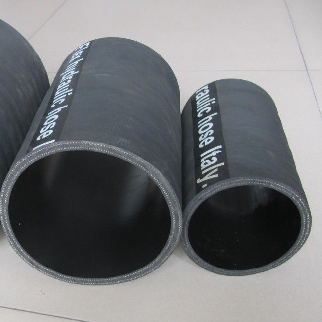 NR CR SBR Rubber Bulk Material Handling Hose With Double Layer Reinforced