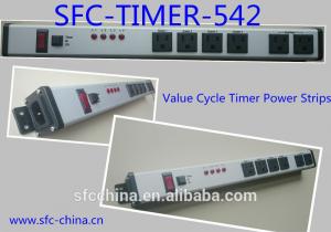 Buy cheap Value Cycle Timer Electrical Outlet , Metal Power Strip With Timer / On Off Switch product