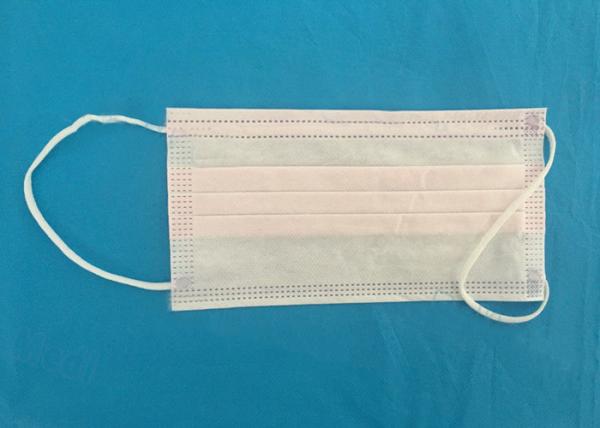 Quality 17.5x9.5cm Disposable Face Mask , Sterile Face Mask Earloop Style for sale