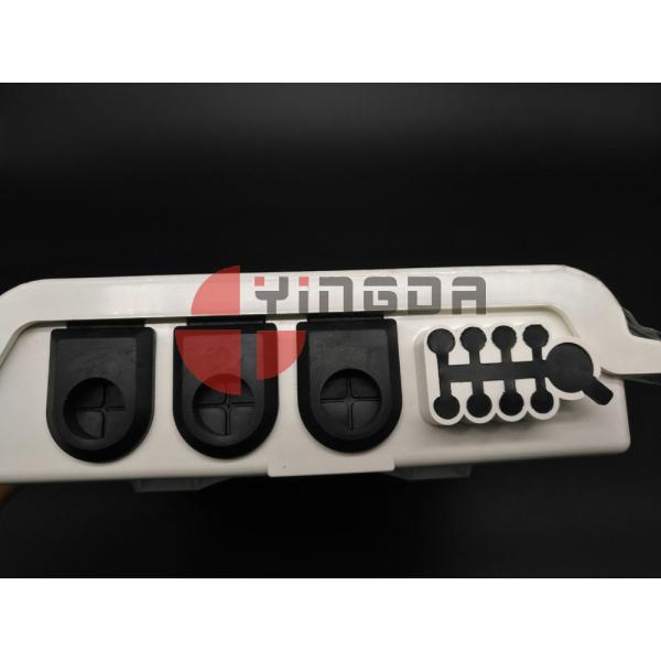 IP65 Fiber Optic Splitter Box 3In 8Out Optical Distribution Box Outdoor 1 8 Black Uncut Drop Cable Port