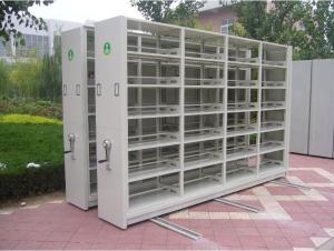 Assemble Lockable Multi-Level Q235B Steel Mobile Filing Cabinet shelves