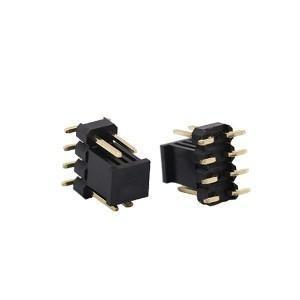 China 2.54mm Pitch Male PCB Pin Header Connectors Double Row SMD With Cap on sale