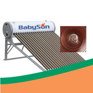 China CE 500L Solar Collector Pressurized Copper Coil Solar Water Heater on sale