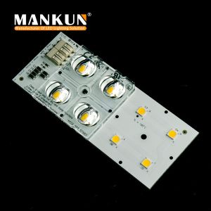 CRI80 White LED Street Light Module 121x49mm 5050 8PCS Led Chip Zhaga Module