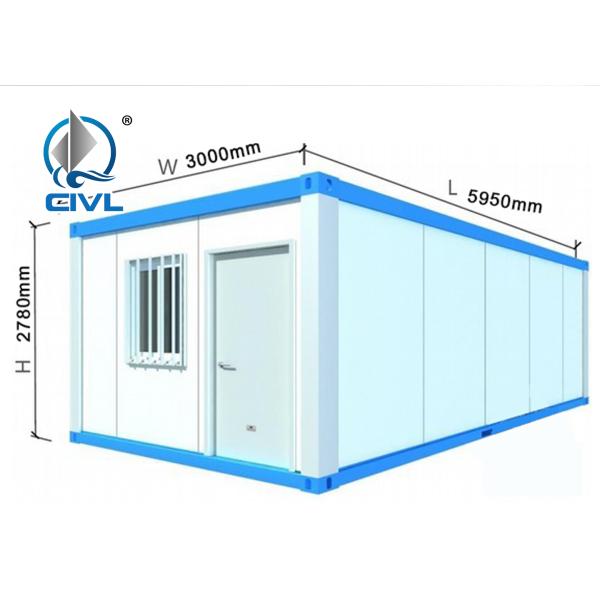 Warehouse Construct Material Worker Office Dorm Room With Homelife Equipments