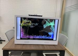 Buy cheap 3 Sided 3D Hologram Screen Box Transparent Touch 3D Hologram Pyramid Display product