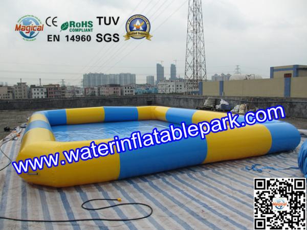 Quality 0.6mm  Children Inflatable Pool , inflatable pools with slides for sale