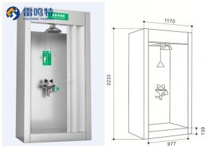China Safety DIN12899 Emergency Shower Eyewash Station Burn Resistance on sale