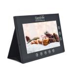 AC adaptor powered LCD pop video display for stores motion sensor video pos