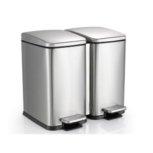 Anti Corrosion Rectangular Foot Pedal Trash Can