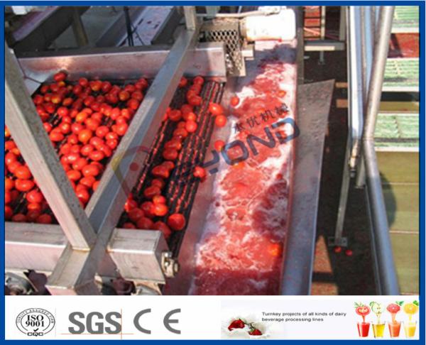 Quality Full / Semi Automatic Tomato Processing Equipment For Tomato Processing Plant for sale