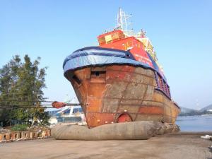 Dockyard Slipway Ship Launching Airbag Durable Explosion Proof