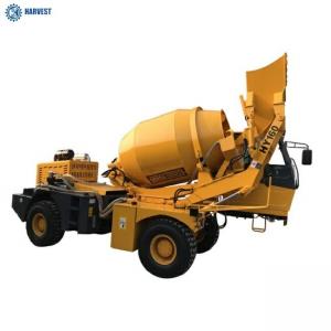 China 60kW 5.5ton Harvest HY160 Small 1.6m3 Self Loading Cement Mixer on sale